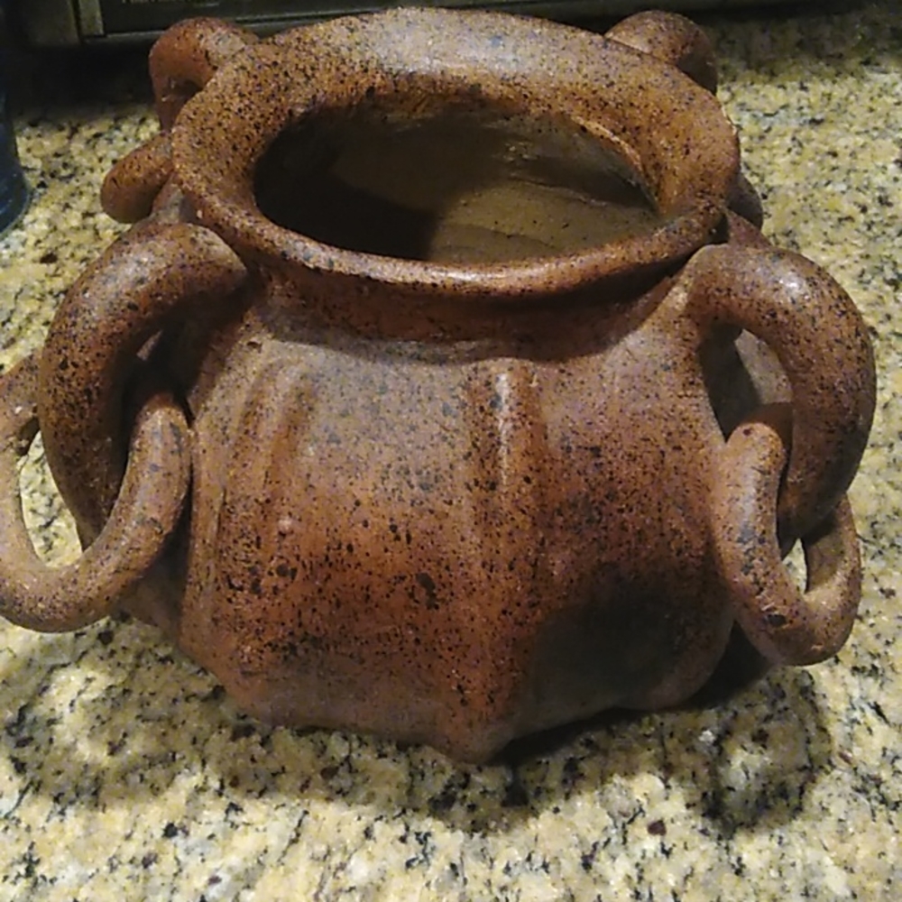 Antique Terracotta Decorative Pot